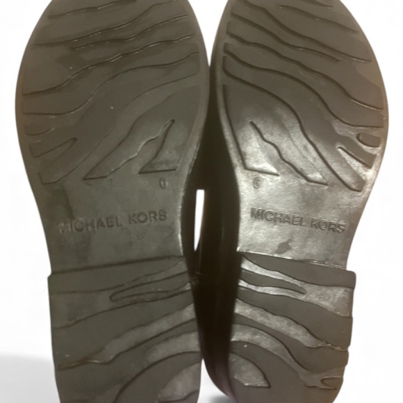 Michael Kors Woman’s Waterproof Stockard Rubber Rain Boots Black Size 6 - Picture 8 of 9